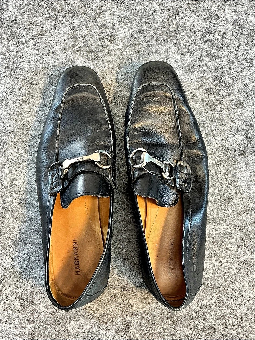 Magnanni Black Loafers Size Men’s 9